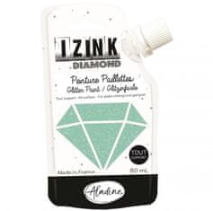 Aladine Diamantová barva Aladine Izink Diamond 80 ml - vert pastel pastelová zelená