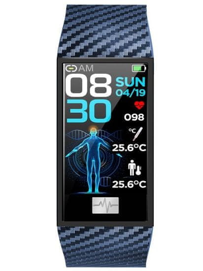 Pacific Smartband Unisex 16-3 – Monitor Srdečního Tepu, Teploměr (Sy014c)