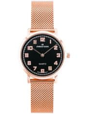 JORDAN KERR Dámské Hodinky – I2001 (Zj937e) Rosegold/Black