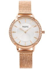 Pacific Dámské Hodinky X6167 – Síťované – Rosegold (Zy660c)