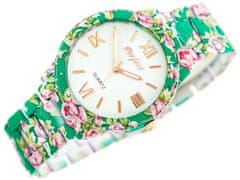 PERFECT WATCHES Dámské Hodinky A675 – Flowers 2 (Zp769b)