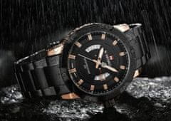 NaviForce Pánské Hodinky - Mercury (Zn038d) - Black/Rosegold