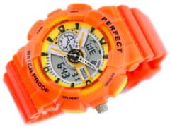 PERFECT WATCHES Pánské Hodinky Shock (Zp219f) – Oranžové