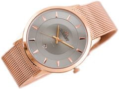 BISSET Pánské Hodinky Bsde47 (Zb051e) Rose Gold/Gray