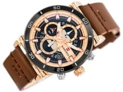 NaviForce Pánské Hodinky Nf9131 (Zn086d) Rose Gold + Box