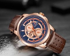 NaviForce Pánské Hodinky Nf9142 (Zn087d) Rose Gold + Box