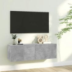 Vidaxl TV stolek betonově šedý 100x30x30 cm kompozitní dřevo