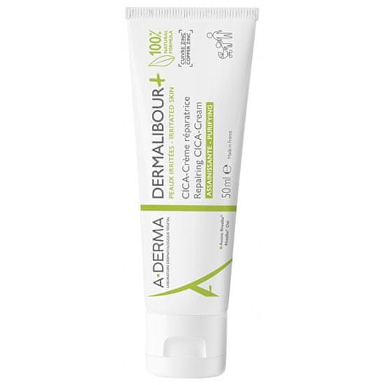 A-Derma Reparační krém Dermalibour+ (Repairing CICA-Cream) 50 ml