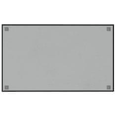 Greatstore Nástěnná magnetická tabule černá 100 x 60 cm tvrzené sklo