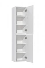 COMAD ICONIC WHITE 80-01-D-2D vysoká koupelnová skříňka - Comad