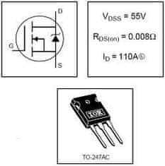 HADEX IRFP064N N MOSFET 55V/110A/200W/8mohm TO247AC