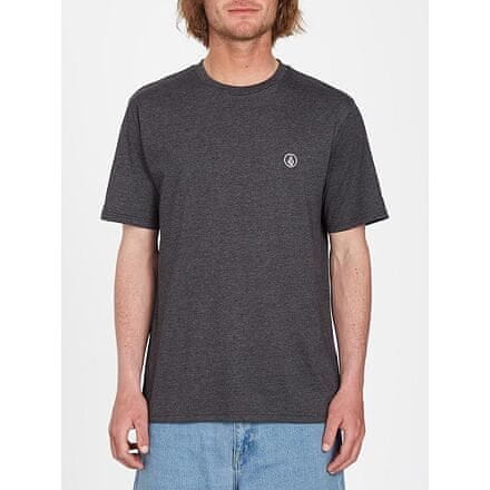 Volcom triko VOLCOM Circle Blanks HEATHER BLACK S