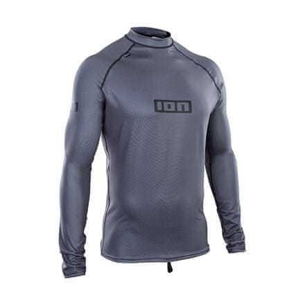 iON lycra top ION Promo Rashguard Men LS Steel Blue 54/XL