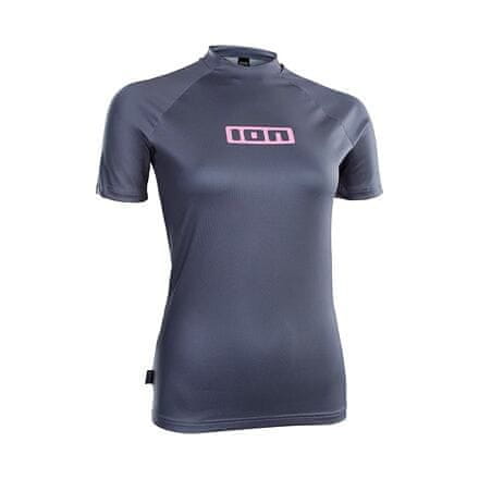 iON lycra top ION Promo Rashguard Women SS Steel Blue 40/L