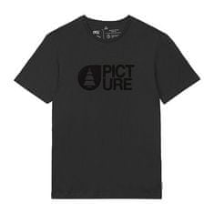 Picture triko PICTURE Basement Flock S/S BLACK L