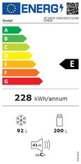 Snaige kombinovaná chladnička RF34SM-S0002E + 5 let prodloužená záruka po registraci