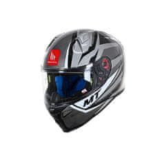 MT HELMETS Integrální přilba na motorku FF110 Revenge 2 Kley bílo-šedo-černá Velikost: 2XL