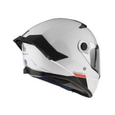 MT HELMETS Integrální přilba na motorku FF118SV Thunder 4 SV perleťová bílá Velikost: S