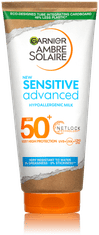 Garnier Ambre Solaire Sensitive Advanced opalovací mléko, SPF 50+, 175 ml