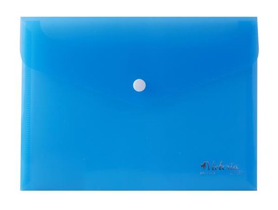 Victoria Spisové desky s drukem, modrá, A5, PP