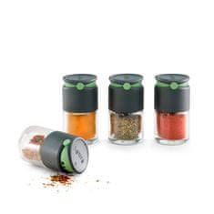 Lékué Lékué, Sada 4 skleněných kořenek Lékué Spice Shakers, 80 ml x 4ks