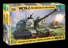 Zvezda MSTA-S ruská samohybná kanónová houfnice, Model Kit military 3630, 1/35