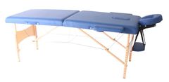 MH Star skládací dřevěné lehátko ETF50 - 71cm - modré