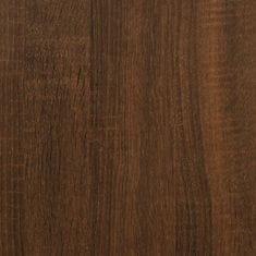 Petromila Lavice s botníkem hnědý dub 85,5x42x57,5 cm kompozitní dřevo