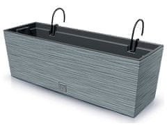 nabbi Plastový balkonový květináč DFC600W 58 cm - šedý beton