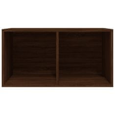 Vidaxl Úložný box na LP desky hnědý dub 71x34x36 cm kompozitní dřevo