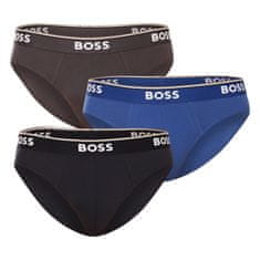 BOSS 3PACK pánské slipy vícebarevné (50475273 487) - velikost M