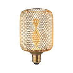 Paulmann PAULMANN Kovic Glow Standard 230V LED žárovka Zyl E27 Helix 3,5W 1800K mosaz 290.84 29084