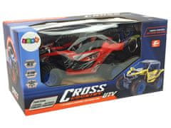 Lean-toys Terénní Auto Cross Country Na Dálkové Ovládání Dálkové Ovládání 27 Mhz Červené