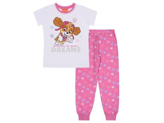 sarcia.eu PAW Patrol SKYE Dívčí pyžamo s krátkým rukávem, bavlněné pyžamo