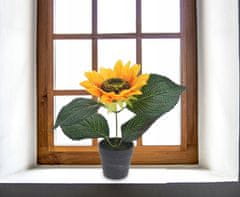 Koopman Umělá rostlina v květináči slunečnice 22 cm