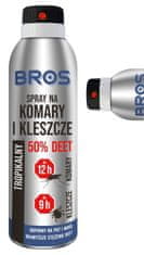 BROS Sprej proti komárům a klíšťatům 50% DEET 180ml