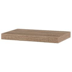 Autronic Polička nástěnná 40 cm, MDF, 3D dekor dub sonoma, baleno v ochranné fólii P-023 SON1