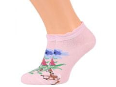 sarcia.eu Bambi DISNEY 3x Barevné dámské ponožky, nohy, certifikát OEKO-TEX 37-42 EU