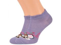 sarcia.eu Bambi DISNEY 3x Barevné dámské ponožky, nohy, certifikát OEKO-TEX 37-42 EU