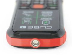 CUBE1 X200 odolný tlačítkový telefon, Red - zánovní