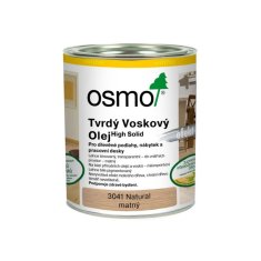 OSMO 3041 Tvrdý voskový olej Efekt Natural 0,75 l - 3041 Natural