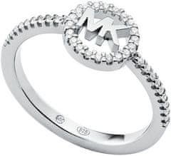Michael Kors Luxusní stříbrný prsten se zirkony MKC1250AN040 (Obvod 49 mm)