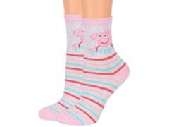 sarcia.eu Sada ponožek Peppa Pig Girls, 6 párů dlouhých ponožek, OEKO-TEX 23-26 EU