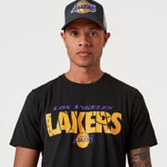 New Era triko NEW ERA NBA Wordmark court infill tee LOSLAK BLK M