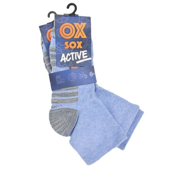 OXSOX Active unisex bavlněné sportovní letní zkrácené ponožky 5300623 2-pack