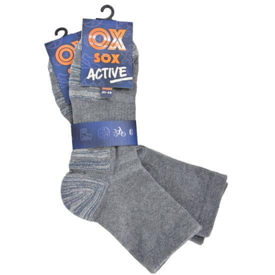 OXSOX Active unisex bavlněné sportovní letní zkrácené ponožky 5300623 2-pack