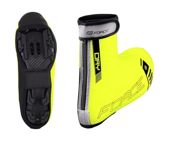 Force návleky treter PU DRY MTB, fluo M