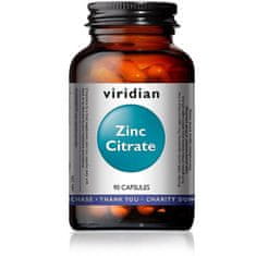 VIRIDIAN nutrition Zinc Citrate (Zinek), 90 kapslí