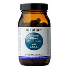 VIRIDIAN nutrition Fibre Complex with F.O.S. (Vláknina a prebiotika), 90 kapslí