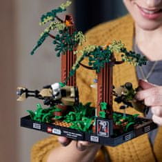 LEGO Star Wars 75353 Honička spídrů na planetě Endor – diorama